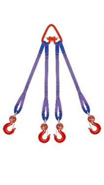 Стропы грузовые текстильные четырехветвевые (Полиамид РА, Россия), фото 2