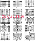 Заборы сварные, кованные. Секция забора Арт. ЗСК-6. Металлический забор., фото 3