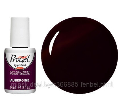 Гель лак ProGel Super Nail 80280 AUBERGINE 14ml