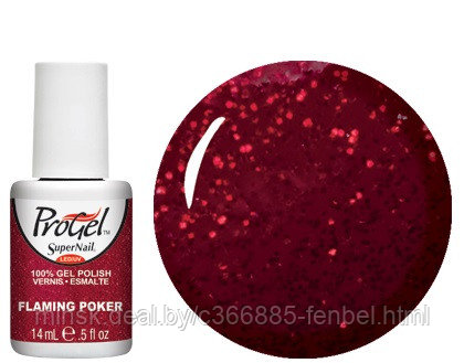 Гель лак ProGel Super Nail 80303 FLAMING POKER 14ml