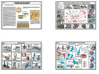 Плакаты ПРОФТЕХ "Технич. обслуживание и ремонт с/х машин в полев. усл." (25 пл, винил, 70х100)