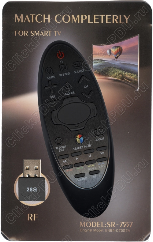 Huayu for Samsung Smart TV SR-7557 BN59-077557A не имеет голос. функц. универс.пульт (серия HOD775)