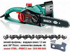 Пила цепная электрическая BOSCH AKE 30 S шина 30 см (12"), 3/8" LP, 1.1 мм (1800 Вт)