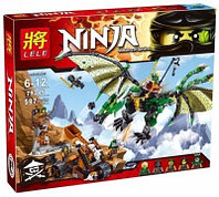 Конструктор Ниндзя NINJA Зеленый дракон 79345, 597 дет, аналог Лего Ниндзяго (LEGO) 70593