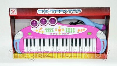 Детский электронный синтезатор пианино с микрофоном SD 3726 - фото 1 - id-p2163163