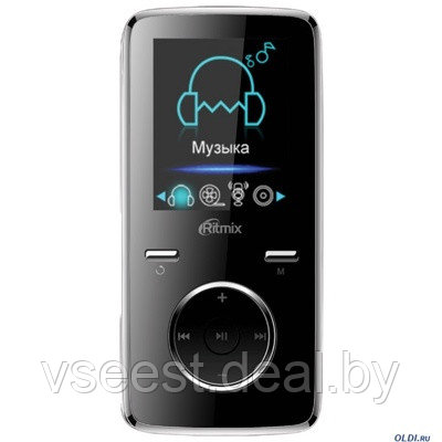 MP3 Flash плеер Ritmix RF-4950 4GB чёрный - фото 1 - id-p56455582