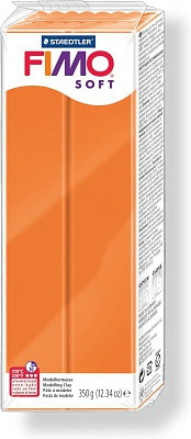 Пластика - полимерная глина FIMO Soft 350г оранжевый (8022-42)