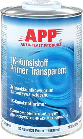 APP 020902 1K Kunststoff Primer Грунт для пластмассы бесцветный 1л, фото 2