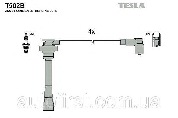 Высоковольтные провода TESLA MITSUBISHI: CARISMA, COLT, GALANT, LANCER, SPACE RUNNER, SPACE WAGON 1.6i/1.8i/2.