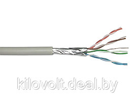 Кабель телекоммуникационный витая пара FTP 4х2, 24 AWG, сat. 5е, медный.