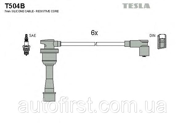 Высоковольтные провода TESLA Mitsubishi Galant 2.0 V6 24V 6A12 92-96 - фото 1 - id-p56529423