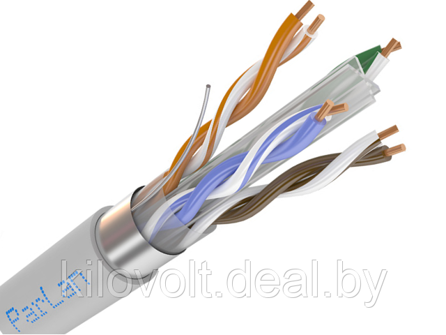 Кабель ParLan  F/UTP Cat 6 4х2х0,57 PVC