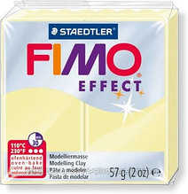 Пластика - полимерная глина FIMO Effect пастельный 57г ванильный (8020-105)