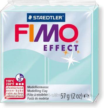 Пластика - полимерная глина FIMO Effect пастельный 57г мята (8020-505)