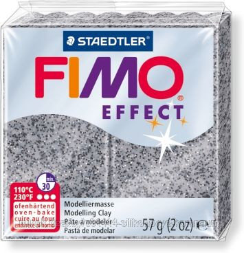 Пластика - полимерная глина FIMO Effect цвета камней 57г гранит (8020-803)