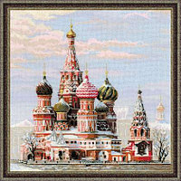 Набор для вышивания крестом «Москва.Собор Василия Блаженного».