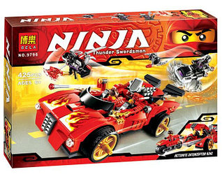 Конструктор Bela Ninja 9796 "Машина ниндзя-перехватчик Х-1" (аналог Lego Ninjago 70727) 425 деталей