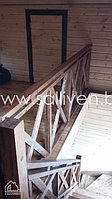 Изготовление деревянной лестницы из березы
