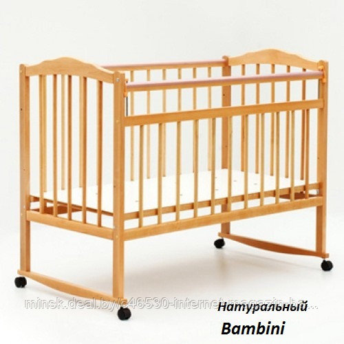Кроватка "BAMBINI" Бамбини (Ольха) Акция - 9% Много расцветок. - фото 3 - id-p29775581