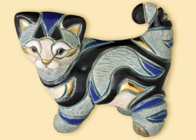 Статуэтка "Голубой кот",  De Rosa 