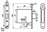 ПРО САМ Замок врезной ЗВ8-4С/03 (76500), фото 2