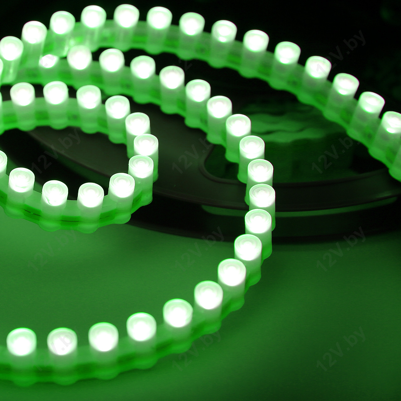 Герметичная светодиодная лента бокового свечения DIP96 LED Green - фото 1 - id-p56923778