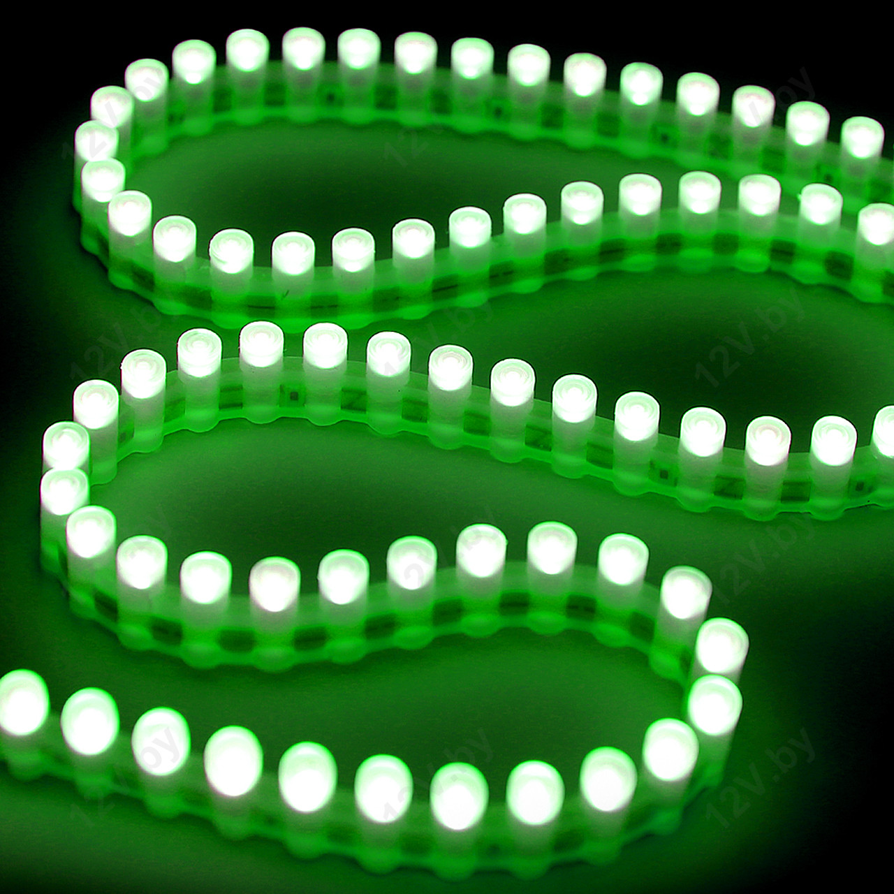Герметичная светодиодная лента бокового свечения DIP96 LED Green - фото 2 - id-p56923778