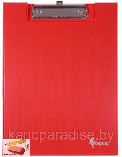Папка-планшет с крышкой Forpus, А4, красная