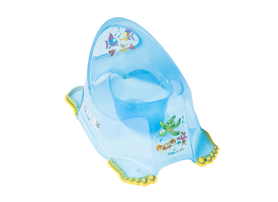 Горшок детский Tega Baby Aqua Тега антискользящий Аква - фото 3 - id-p56927042