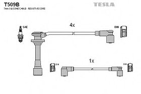 Высоковольтные провода  TESLA Kia Clarus 2.0 16v 07.96->