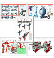 Плакаты ПРОФТЕХ "Машины и установки дождевальных аппаратов" (25 пл, винил, 70х100)