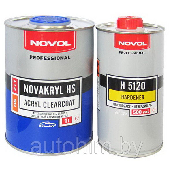 NOVOL Бесцветный акриловый лак Novakryl 580 2+1 - фото 1 - id-p56999483