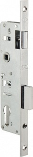 Корпус замка врезного цилиндрового для пластиковой двери узкопроф.153/P (35 mm) w/b (никель)