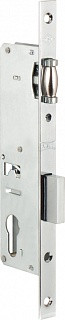 Корпус замка врезного цилиндрового для пластиковой двери узкопроф.155/P (35 mm) w/b (никель)