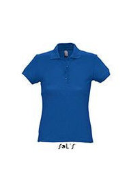 Рубашка-поло женская PASSION 170 ярко-голубая  для нанесения логотипа