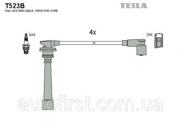 Высоковольтные провода TESLA Hyundai Accent 99 -> 1,5 л, Elantra 00 -> 1,6 л, Getz 1,6 л, Kia Cerato - фото 1 - id-p57263147
