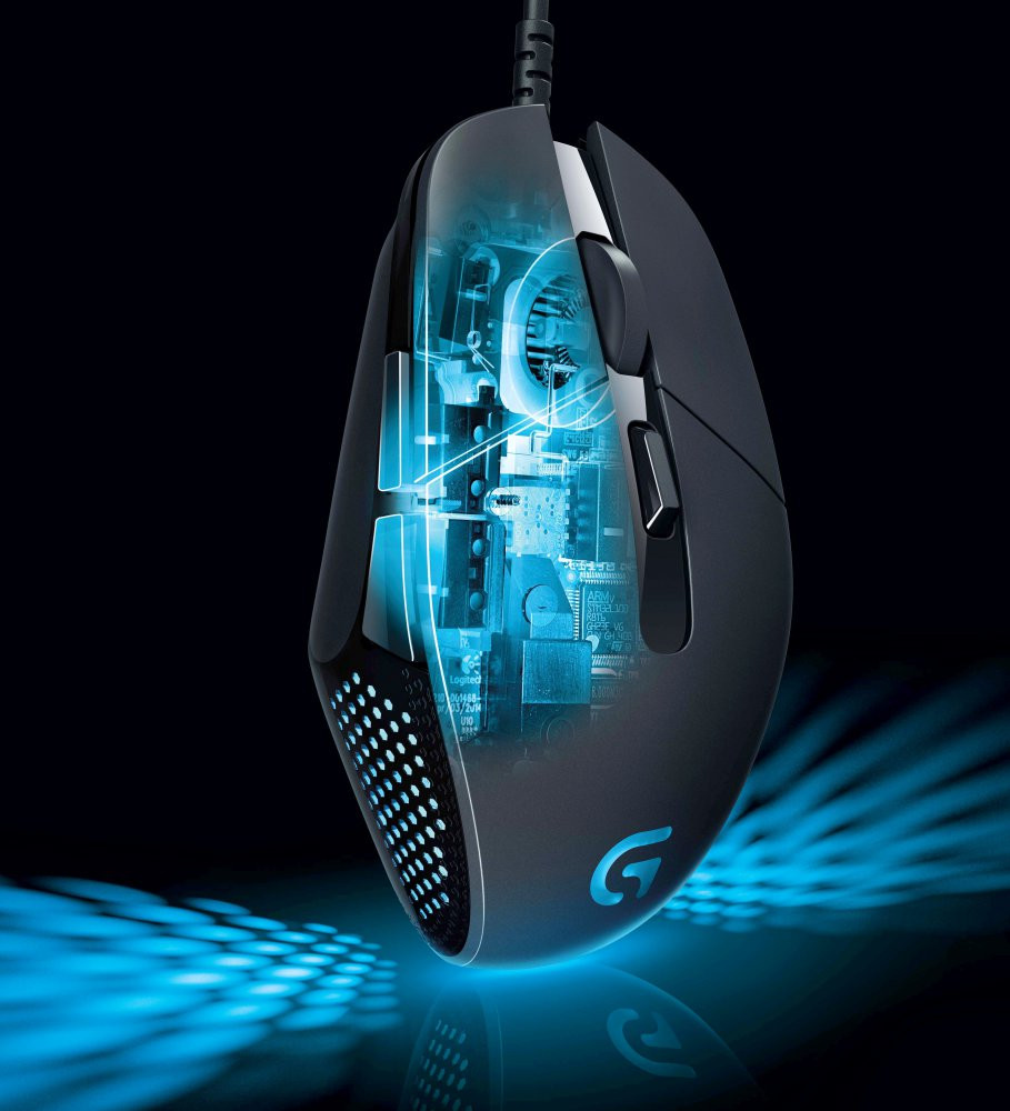 Проводная оптическая игровая мышь Logitech G302 Daedalus Prime, 6 кнопок, 240-4000dpi - фото 5 - id-p57307217