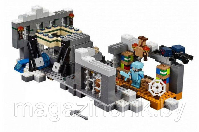 Конструктор Майнкрафт Minecraft Портал в край 10470, 577 дет., 3 минифигурки, аналог Лего 21124 - фото 3 - id-p57340167