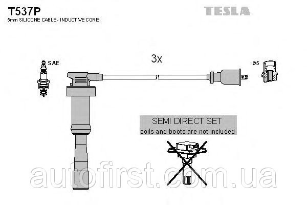 Высоковольтные провода TESLA KIA SORENTO 3.5 V6 / MITSUBISHI PAJERO II 3.5 V6