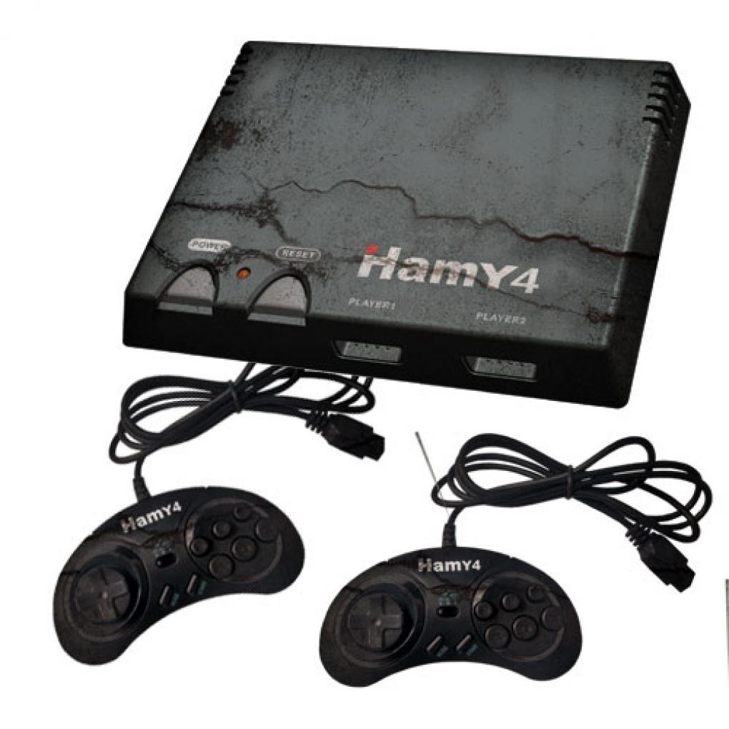 Игровая приставка Sega+Dendy "Hamy 4" Assassin Creed Black (350 встроенных игр, 8-16 bit, 2 дж.) - фото 3 - id-p57492221