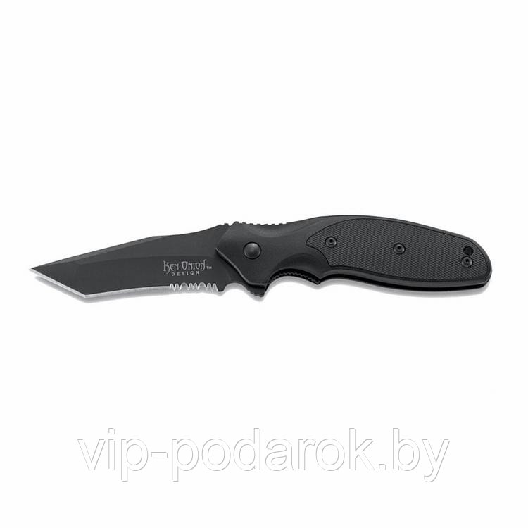 Складной нож Shenanigan Tanto Aluminum Handle Combo Blade - фото 1 - id-p57833249