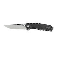 Складной нож Ruger Knives Follow-Through Compact IKBS® Flipper Stonewashed Plain Blade