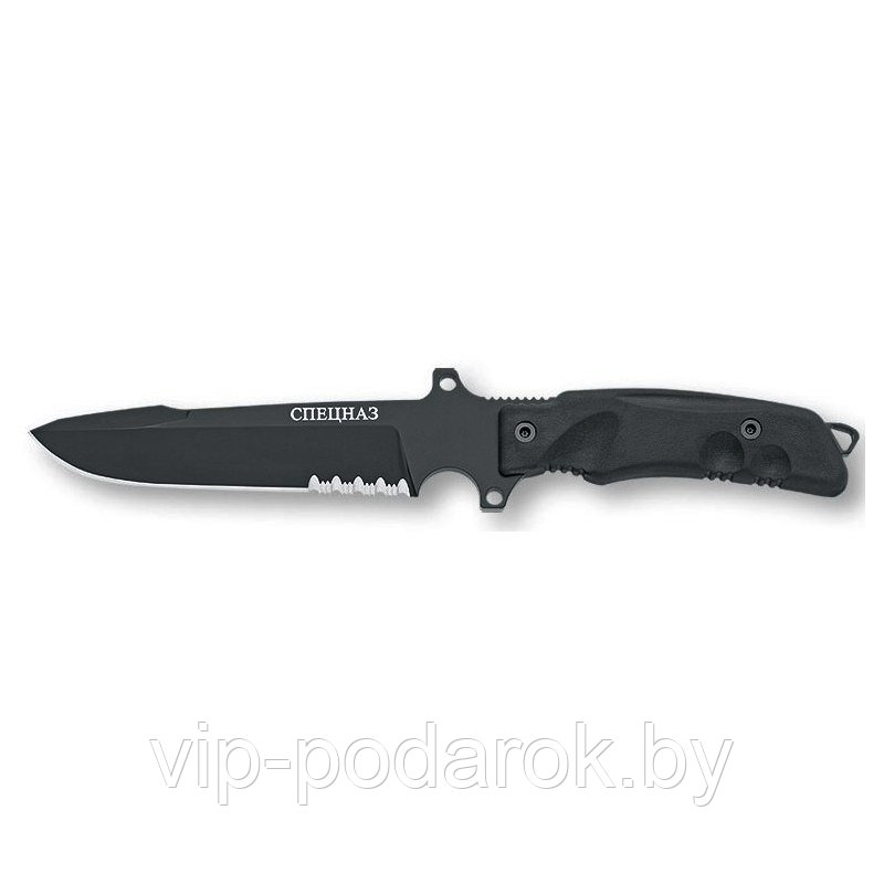 Нож с фиксированным клинком Predator Spetsnaz 1/3 Serrated Edge - фото 1 - id-p57833533