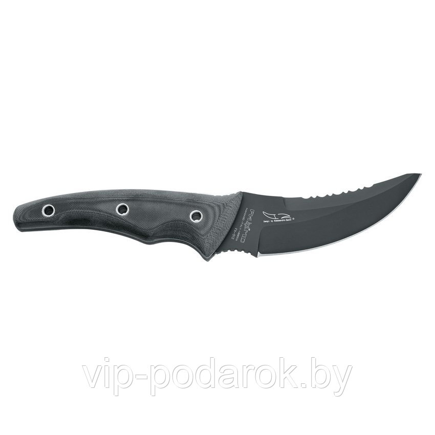 Нож с фиксированным клинком Recon Black G-10 Handle