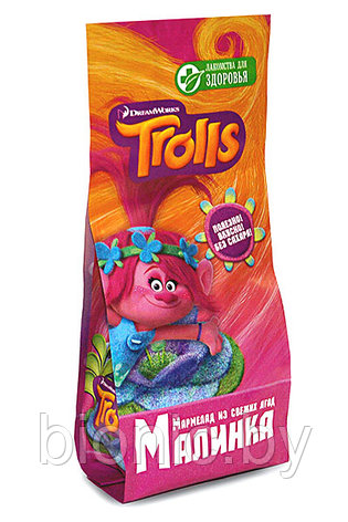 Мармелад Малинка "Trolls" - лакомства для здоровья детям, 105гр., фото 2