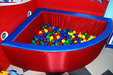 Сухой бассейн угловой на 800 шаров (Д150 см, кожзам), фото 6
