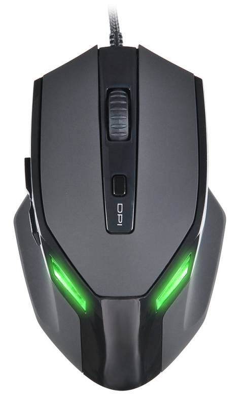 Проводная оптическая игровая мышь Oclick 835G PREDATOR, 6 кнопок, 800-3200dpi, подсветка