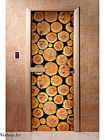 Дверь для сауны Doorwood с фотопечатью A043 1900x700