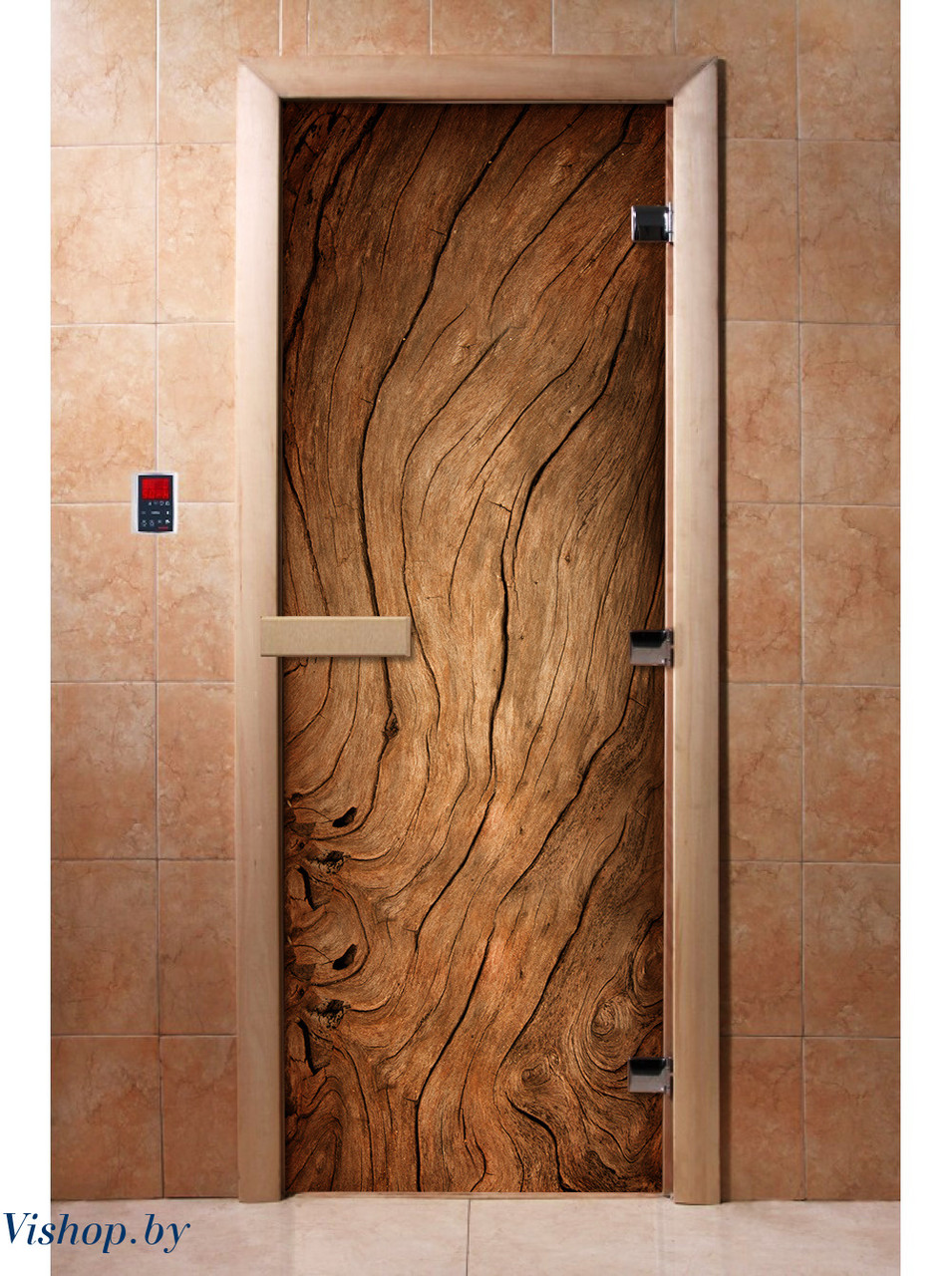 Дверь для сауны Doorwood с фотопечатью A052 1900x700 - фото 1 - id-p58163947