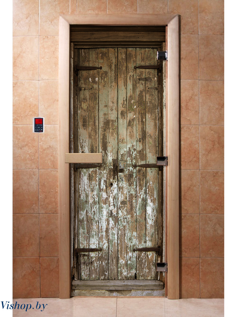Дверь для сауны Doorwood с фотопечатью A028 1900x700 - фото 1 - id-p58163949